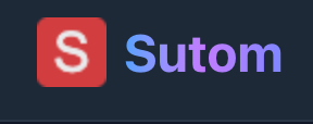 SUTOM - French Wordle logo